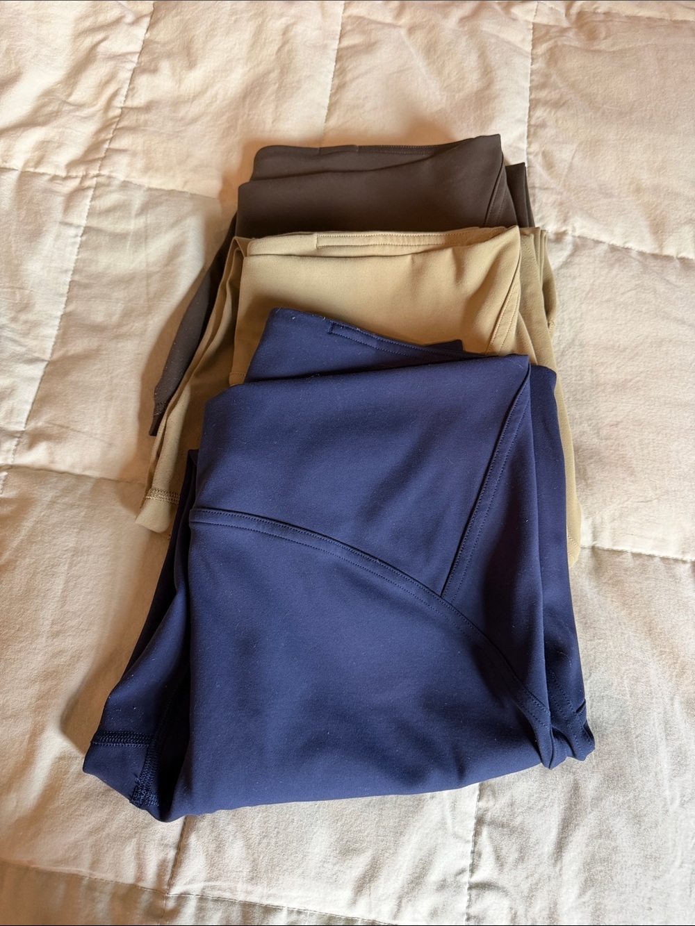 Women’s High-Rise Performance Leggings - Navy, green, and Army green